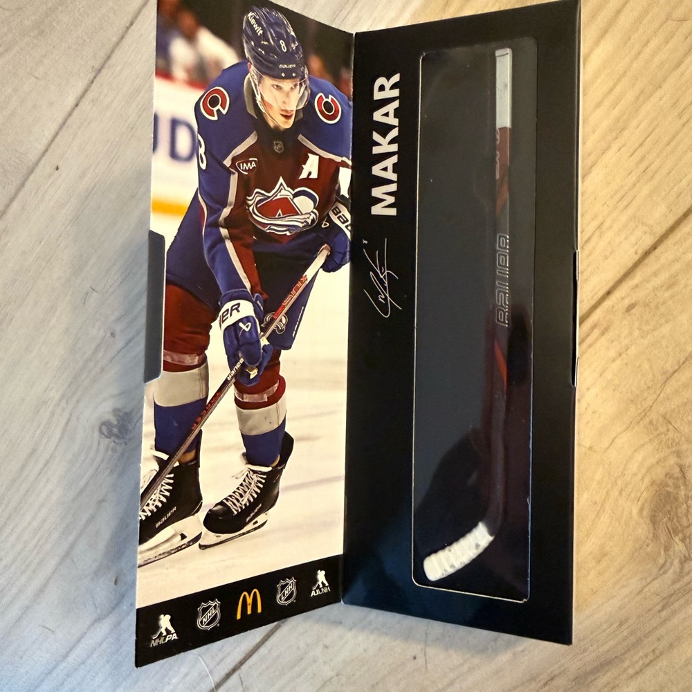 Cale Makar NHL Mini Hockey Stick - Colorado Avalanche